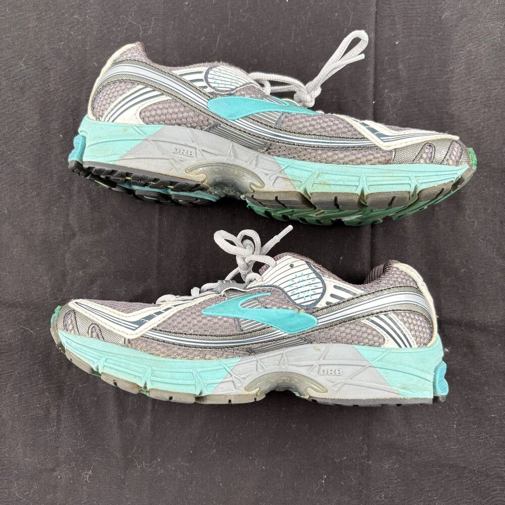 Brooks Ravenna Womens Running Shoes Size 7.5 Gray & Teal